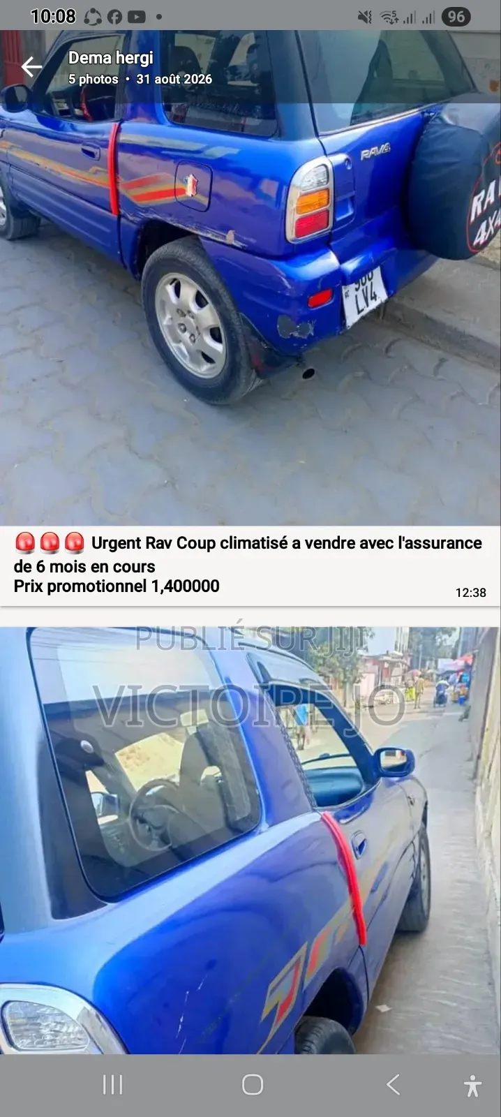 Toyota RAV4 2016 Bleu
