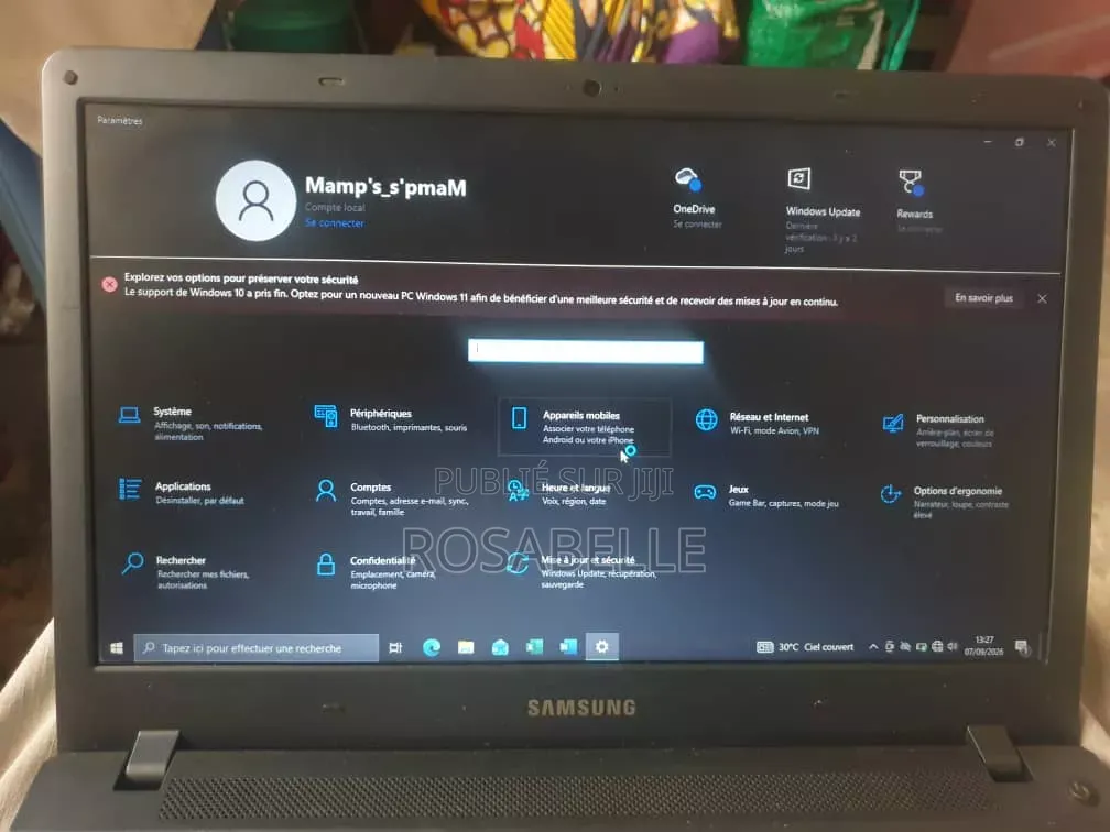 Ordinateur portable Samsung Q320 4GB Intel Core i5 HDD 500GB