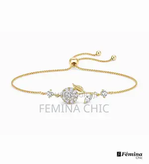 Bracelet Royal Fleur Scintillant