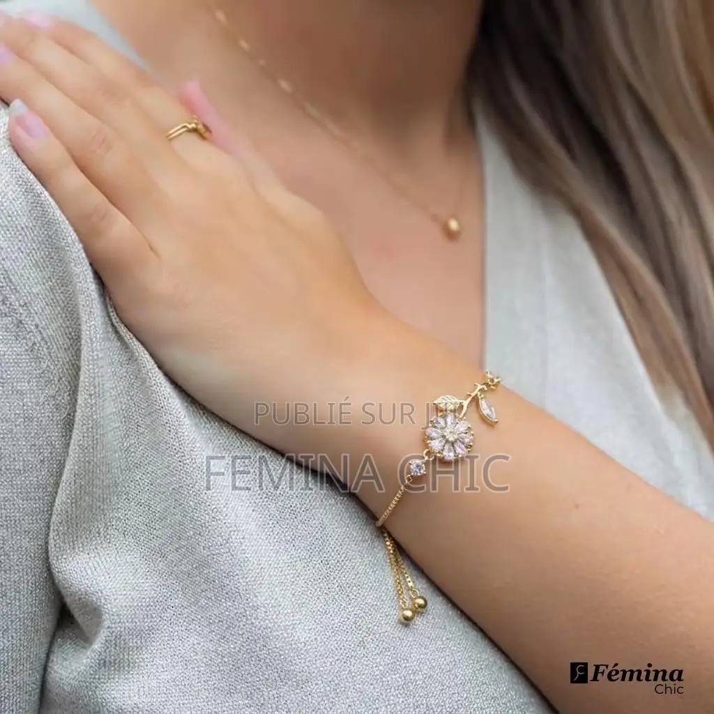 Bracelet Royal Fleur Scintillant