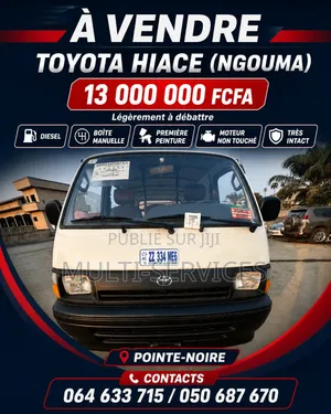 Toyota HiAce 2015 Bleu