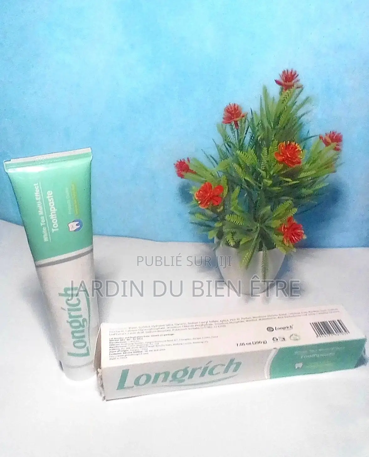 Dentifrice Longrich Au Thé Blanc – Haleine Fraîche Soin Des Gencives