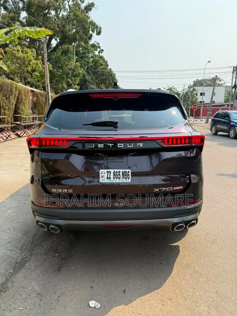 Jetour X70 Plus 2022 Bordeaux