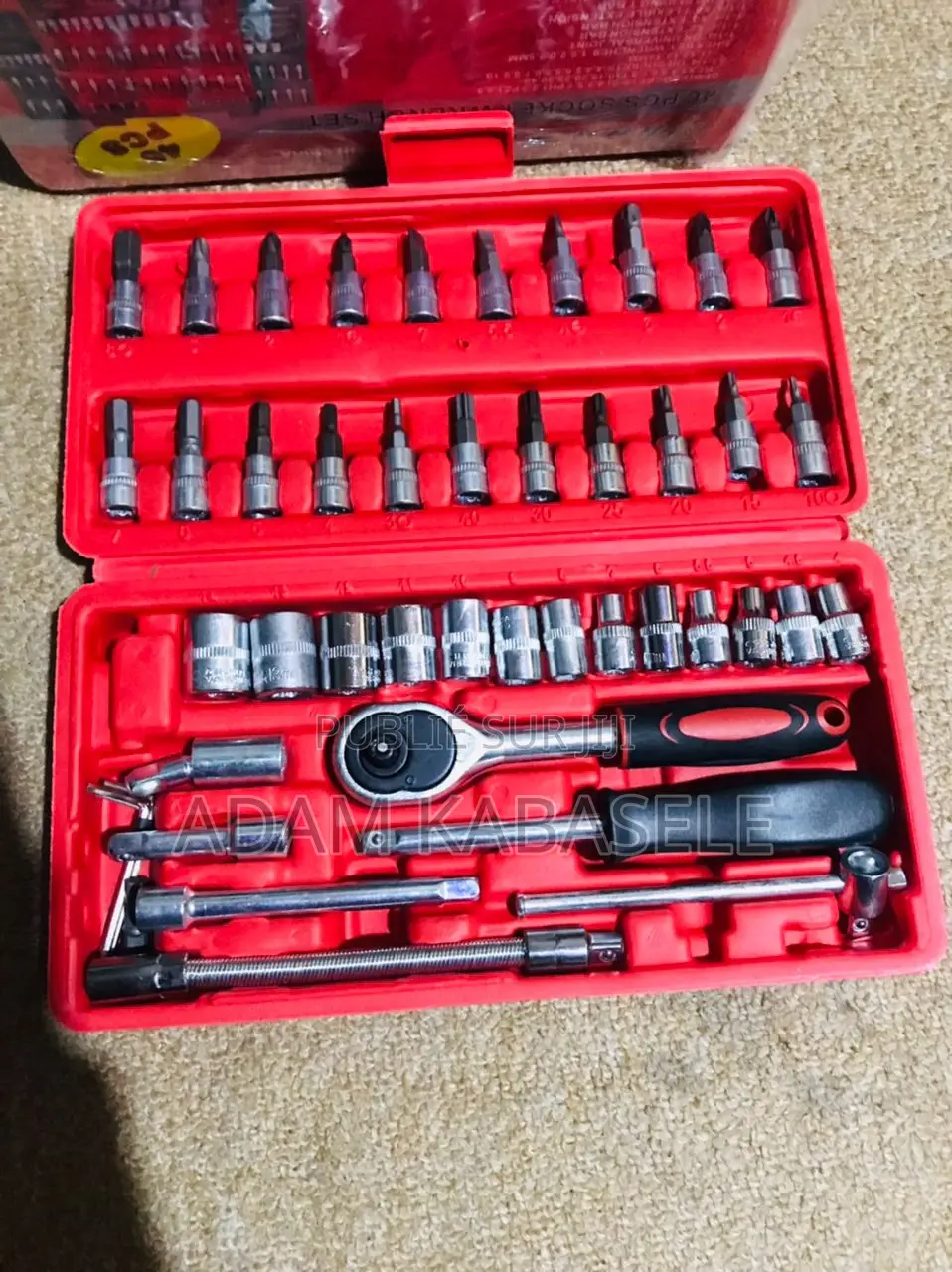 Jeu De Clés À Douille Professionnelles De 46 Pièces.