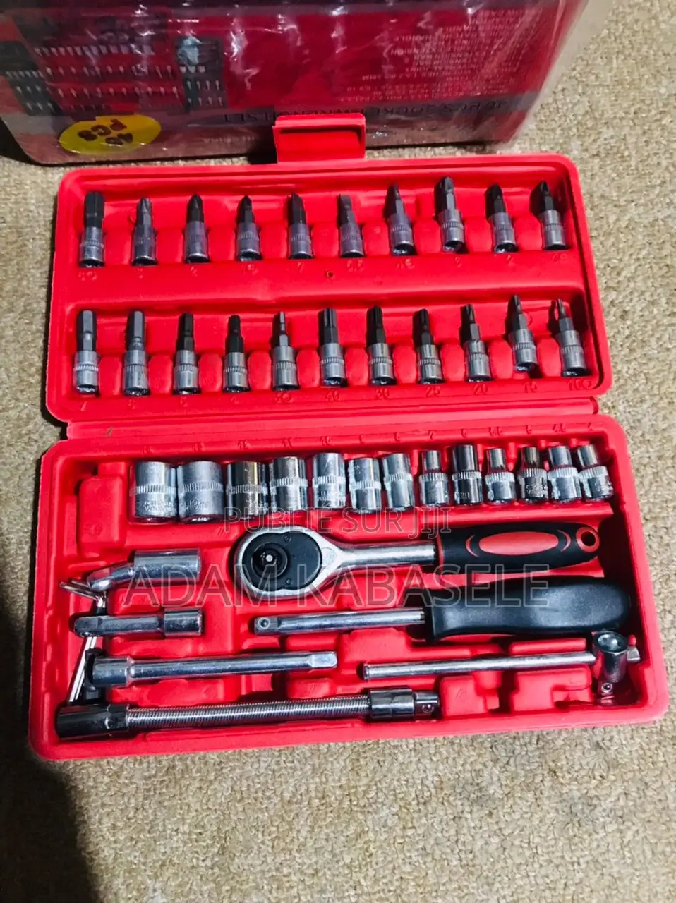 Jeu De Clés À Douille Professionnelles De 46 Pièces.