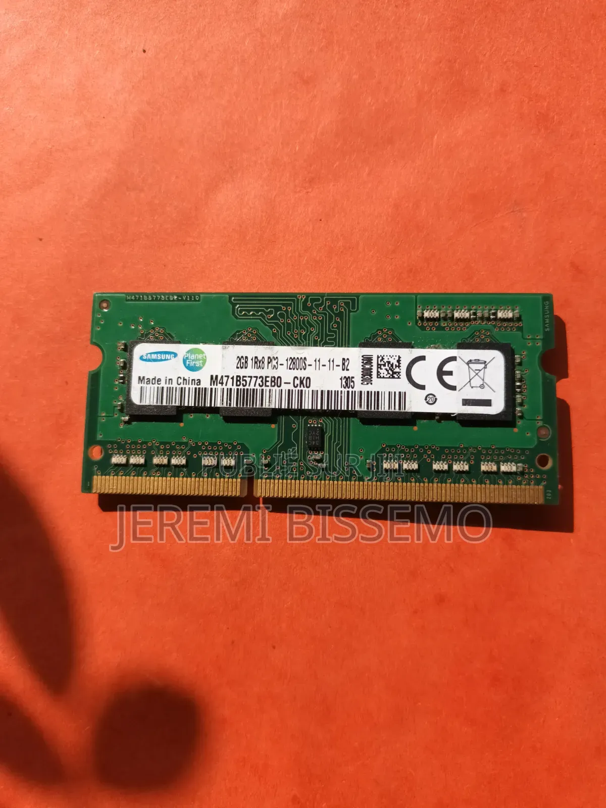 Une Barrette De Mémoire RAM Pour Ordinateur Portable
