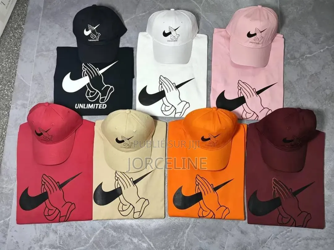 T-Shirt Plus Casquette Pour Homme Et Femme