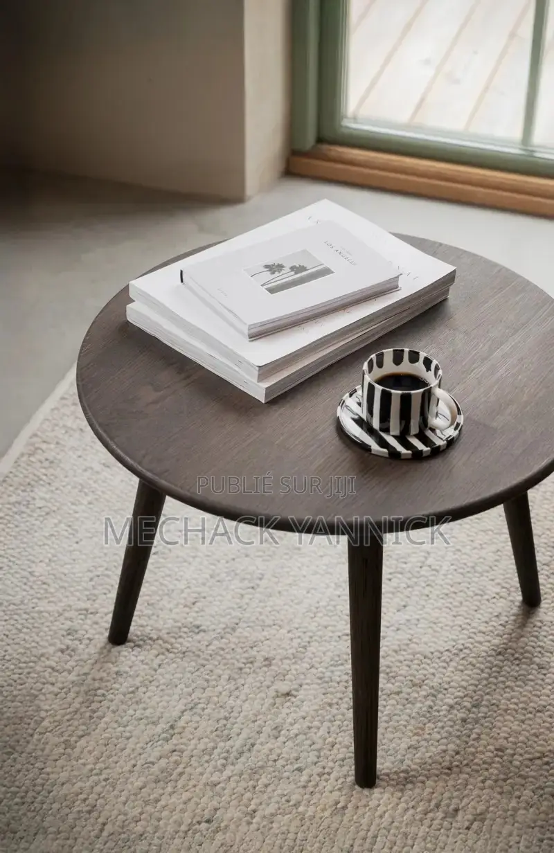 Table Basse Ronde Massif