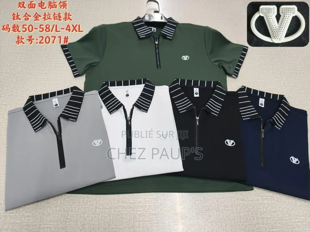 Polo Homme – Col Zippé