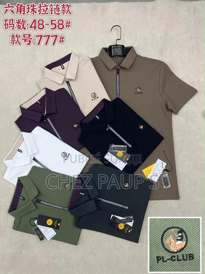 Polo Homme – Col Zippé