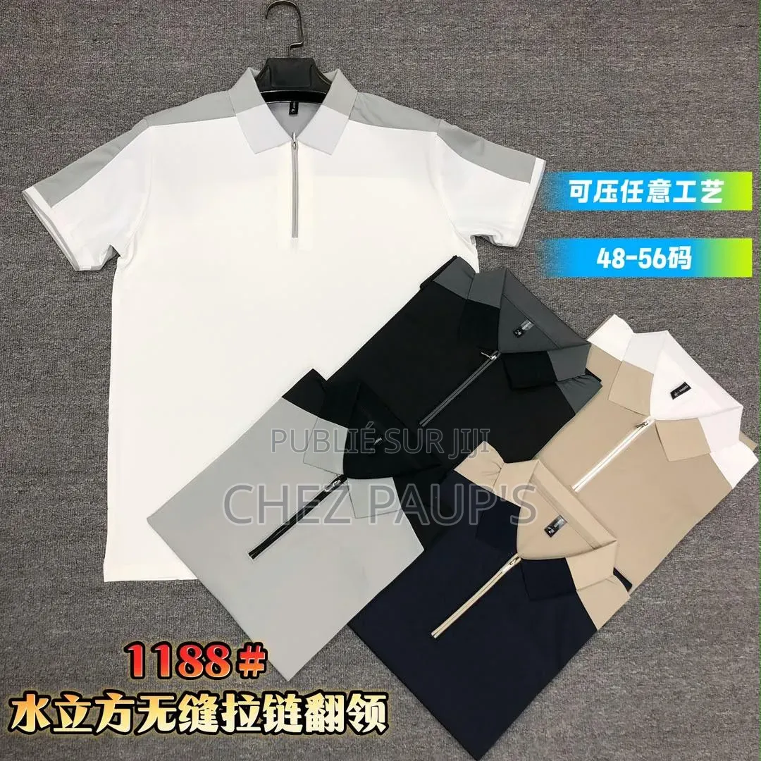 Polo Homme – Col Zippé