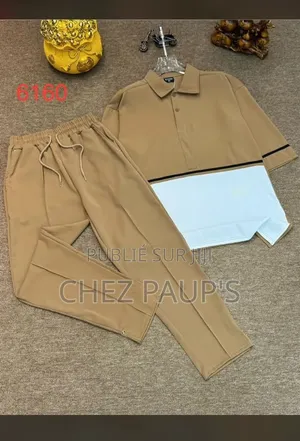 Ensemble Homme Décontracté – Polo Pantalon Jogger
