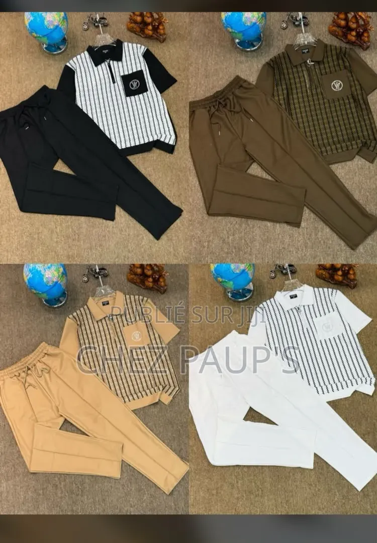 Ensemble Homme Décontracté – Polo Pantalon Jogger