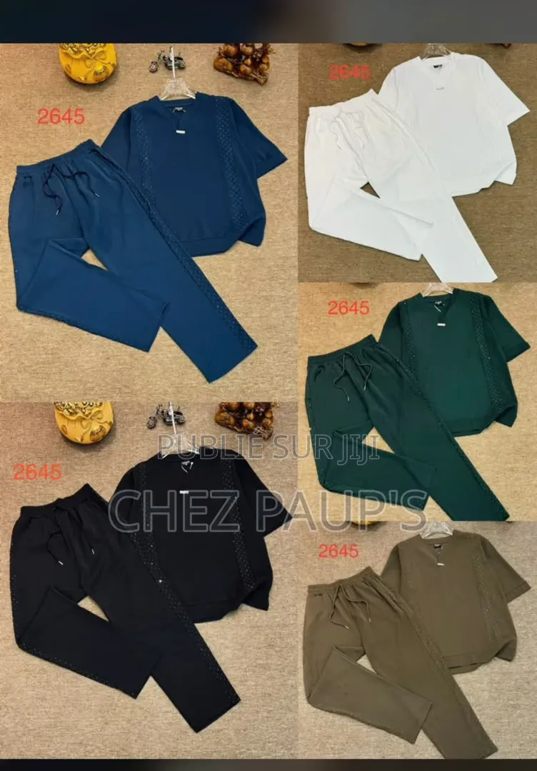 Ensemble Homme Décontracté – Polo Pantalon Jogger