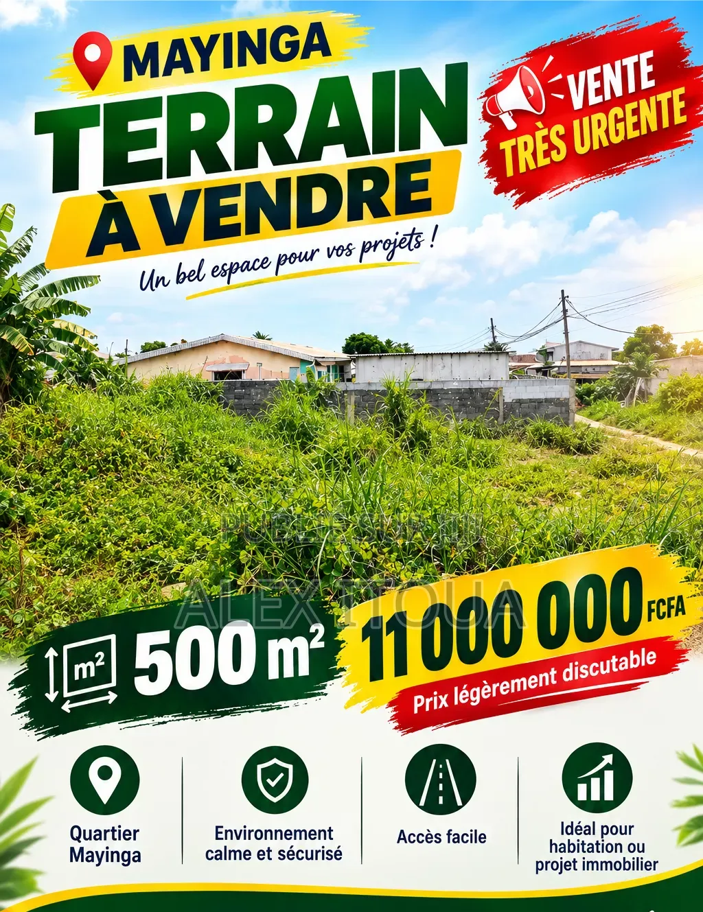 Vente Terrain