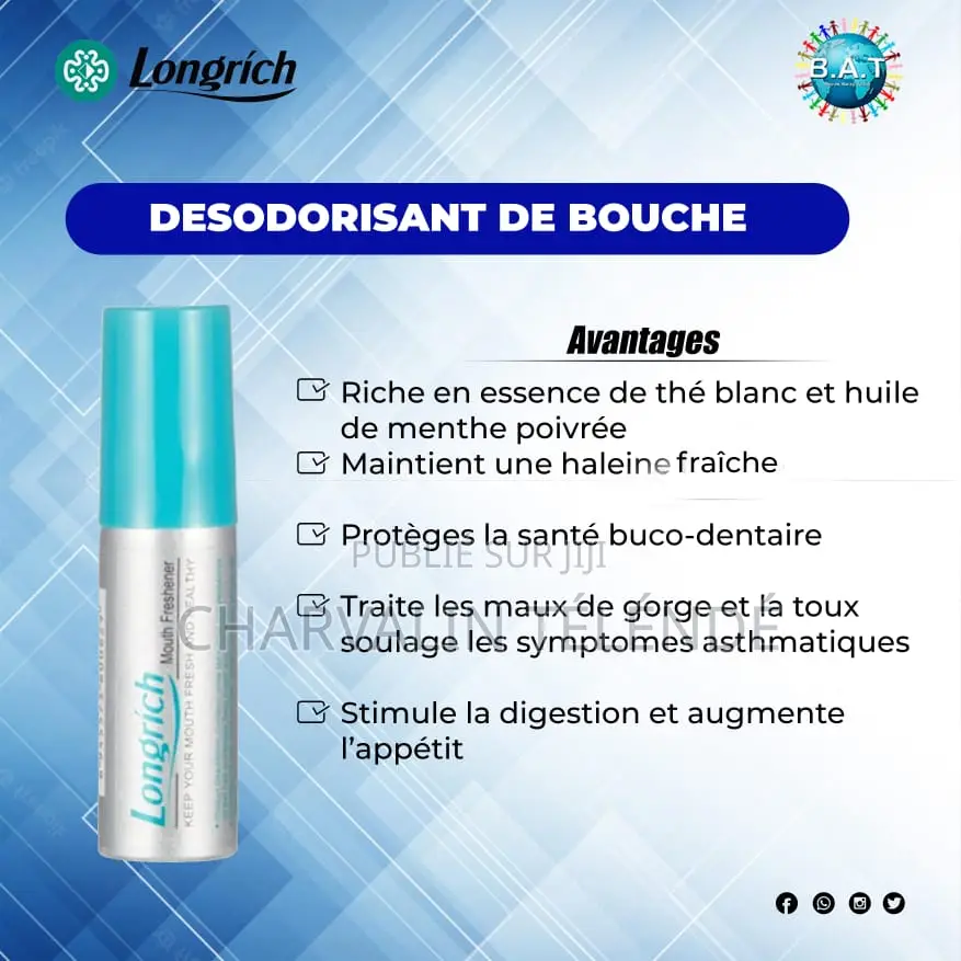 Longrich Mouth Freshener 15g – Fraîcheur De L’haleine