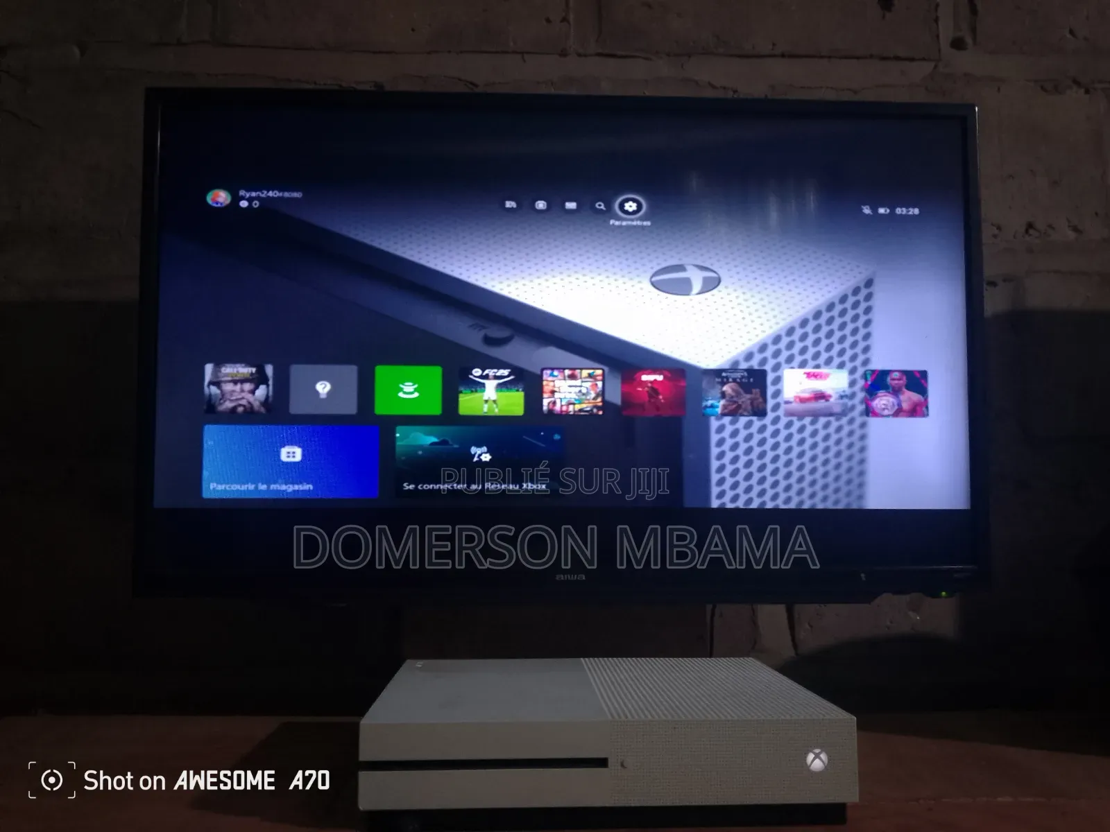 Xbox One S Ultra Slim Avec 9 Jeux. +2nettes d'origines.q