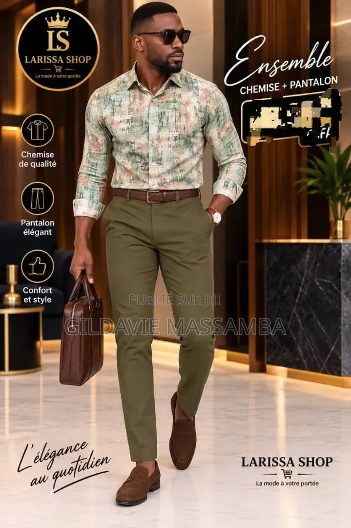 Ensemble Pantalon Et Chemise Copie Conforme