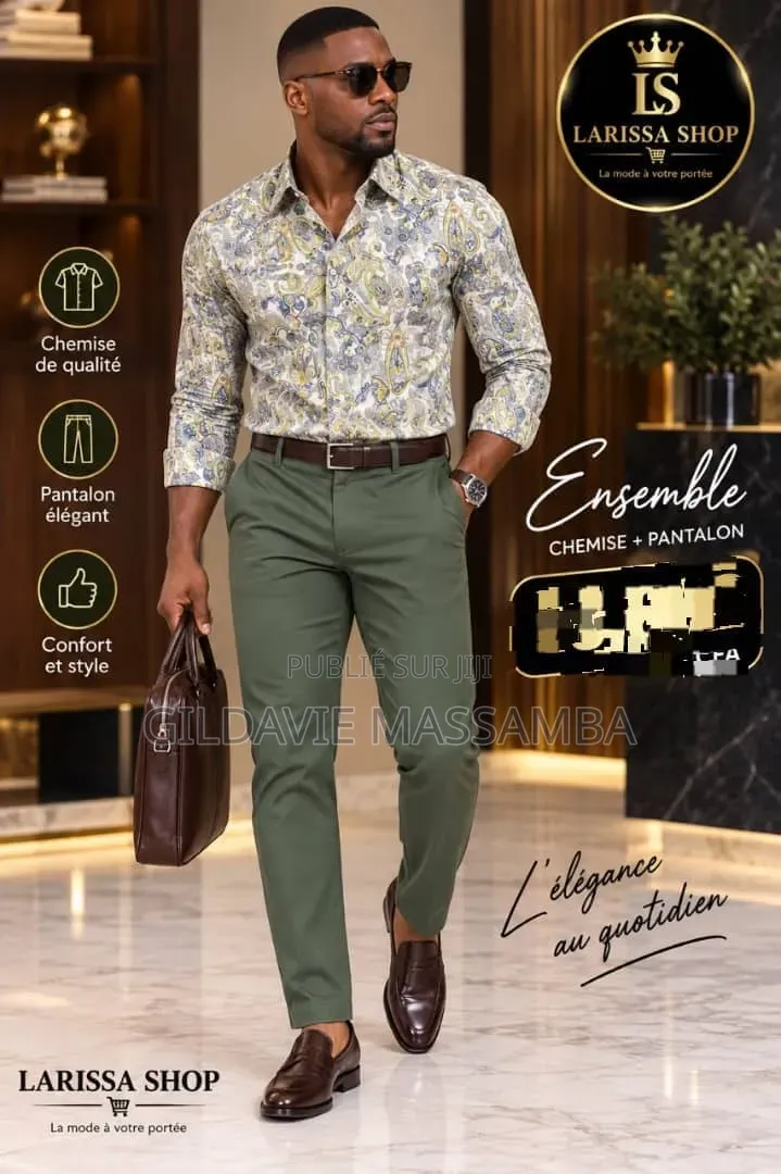 Ensemble Pantalon Et Chemise Copie Conforme