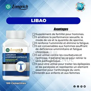 LIBAO – Complément Alimentaire – 100 Comprimés