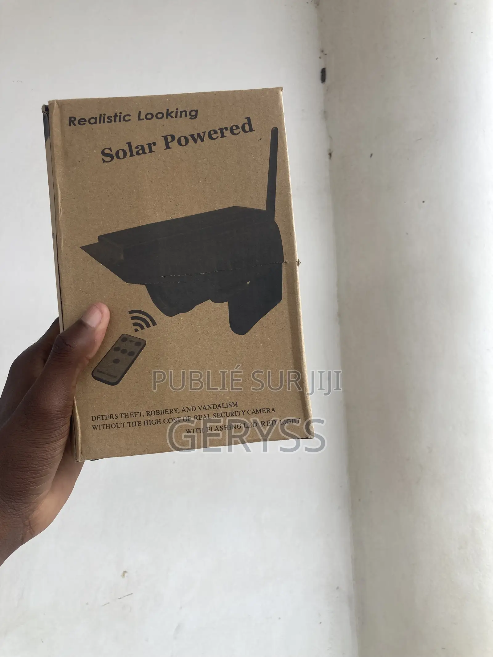Projecteur Solaire LED Avec Détecteur De Mouvement - Effet Caméra