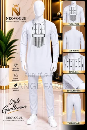Tuniques Homme Couleur Blanche Bleu Gris
