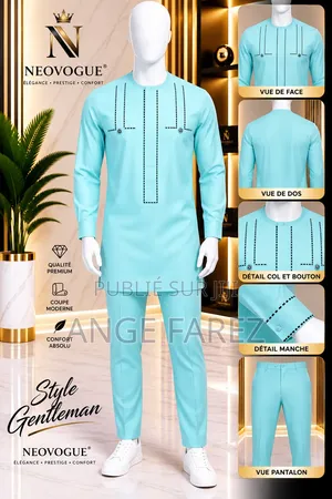Tuniques Homme Couleur Blanche Bleu Gris