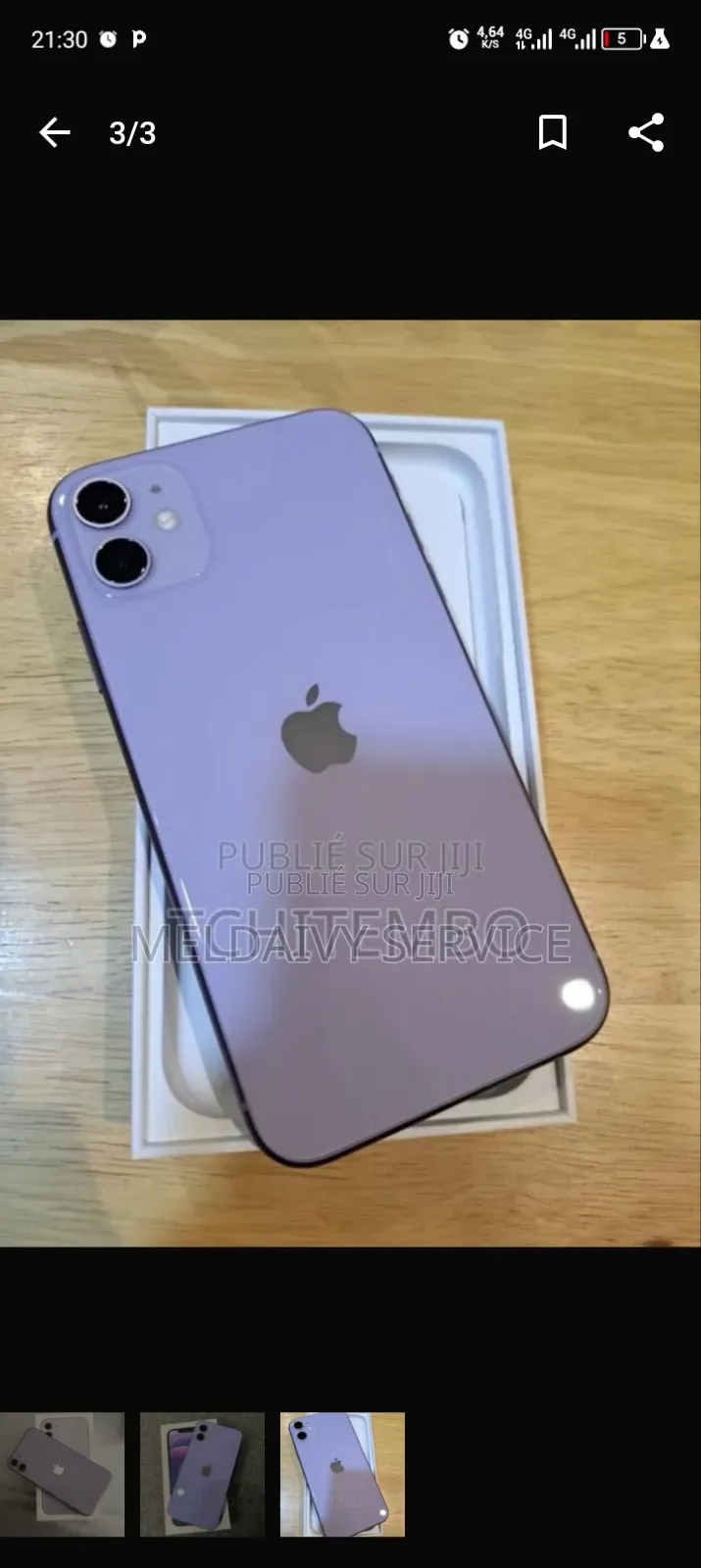 Nouveau Pomme iPhone 12 Pro 256 GB Rouge