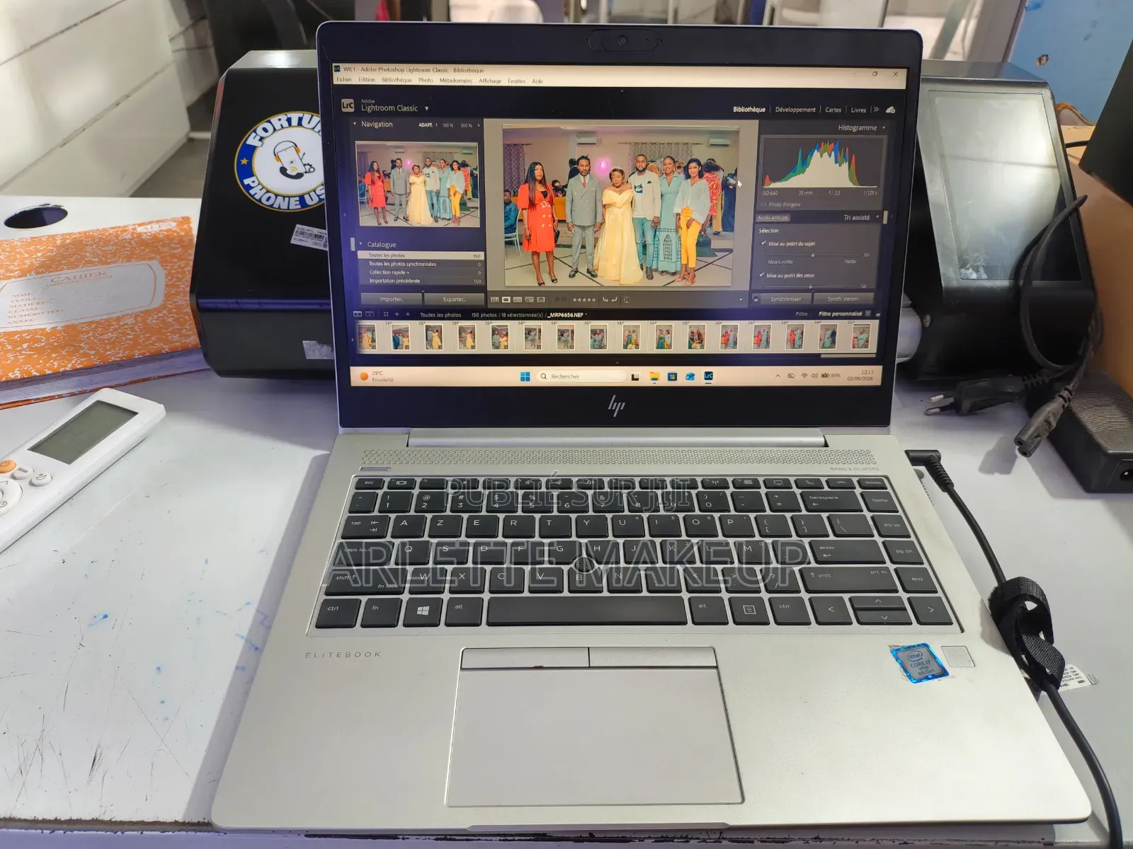 Ordinateur portable HP EliteBook 850 G5 16GB Intel Core i7 SSD 500GB