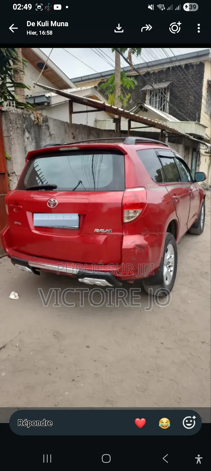 Toyota RAV4 2016 Rouge