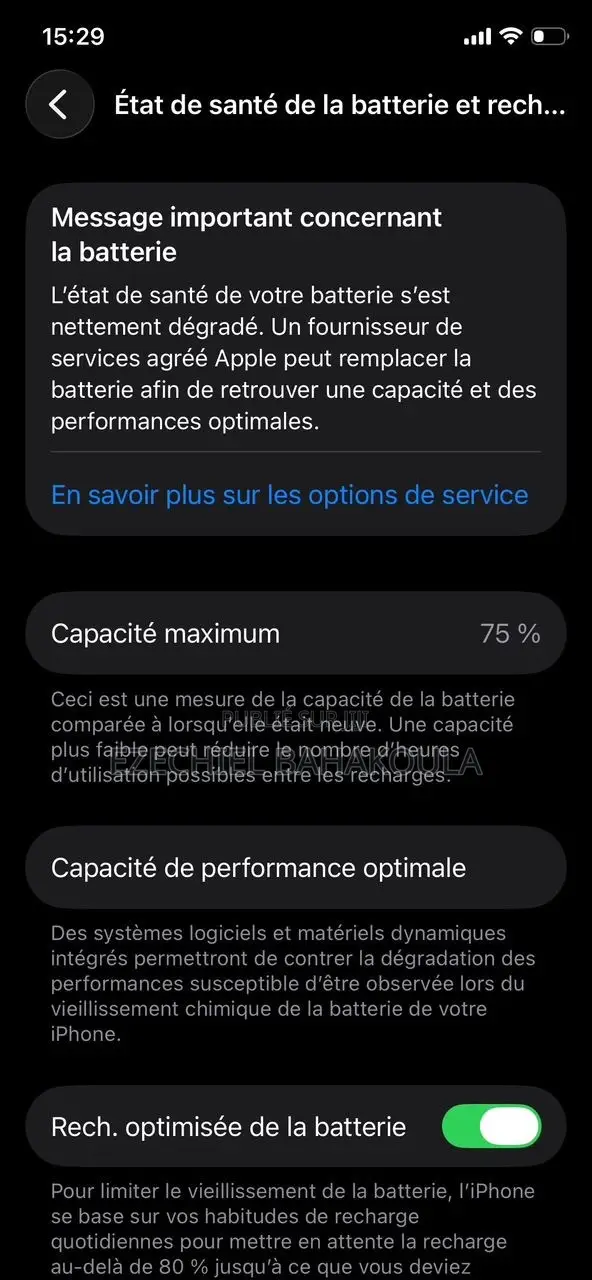 Pomme iPhone 11 Pro 64 GB Noir