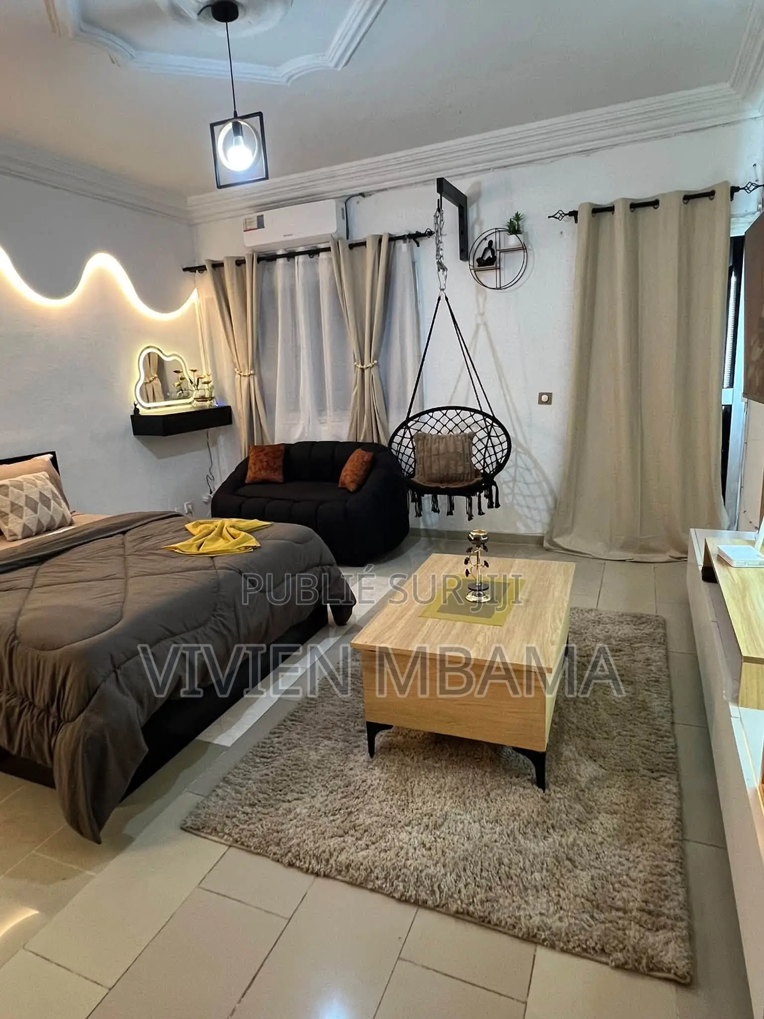 Meublé 1chbre Appartement dans Lumumba à Louer