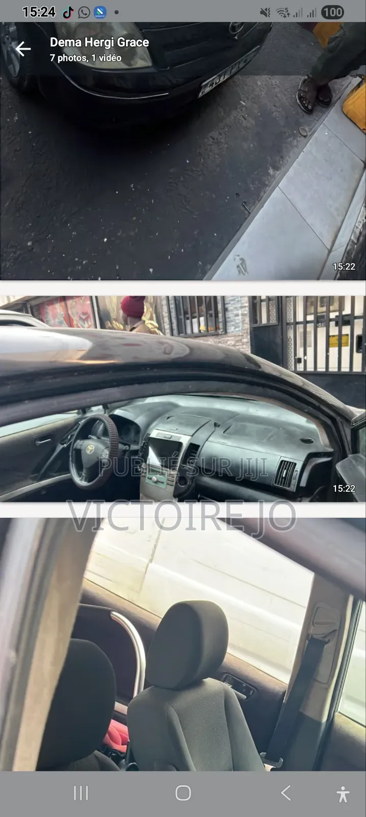 Toyota Verso 2016 Noir