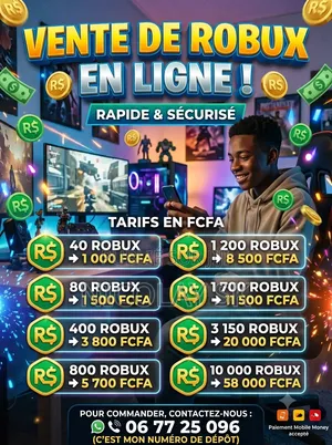 Vente Robux en Ligne