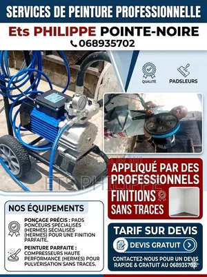Services De Peinture Industrielle Et Domestique Avec Des Outils Pro