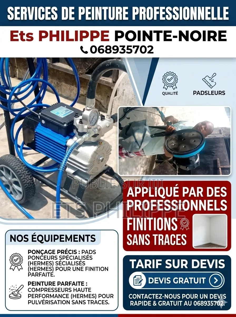 Services De Peinture Industrielle Et Domestique Avec Des Outils Pro