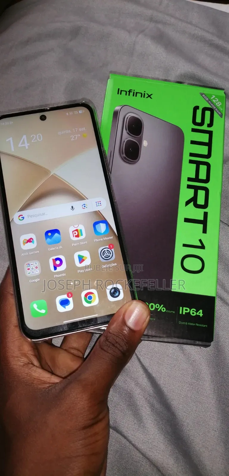 Nouveau Infinix Smart 10 128 GB Doré