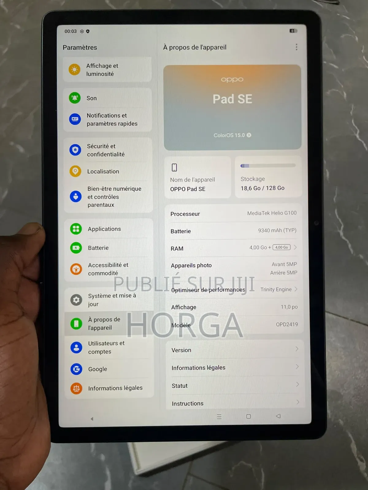 Nouveau Oppo 128 GB Bleu