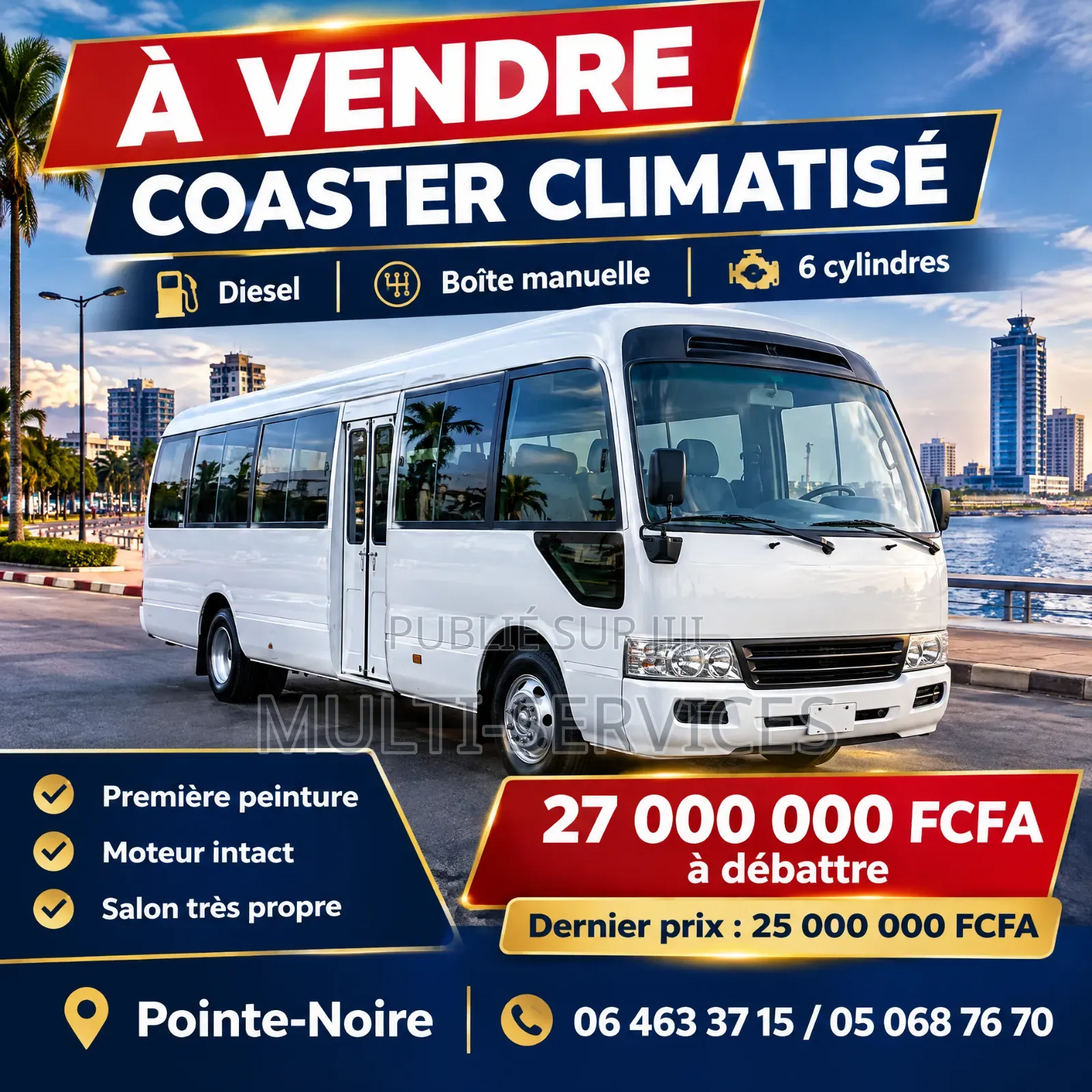 Toyota Sous-verre 2016 Blanc