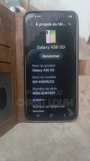 Nouveau Samsung Galaxy A56 256 GB Gris