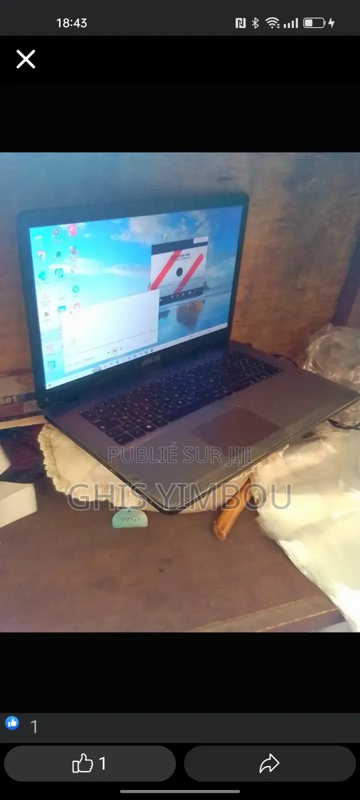 Asus B8430UA 8GB Qualcomm Snapdragon X Plus SSD 128GB
