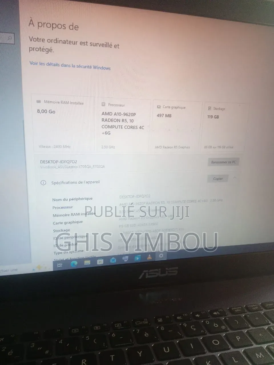 Asus B8430UA 8GB Qualcomm Snapdragon X Plus SSD 128GB