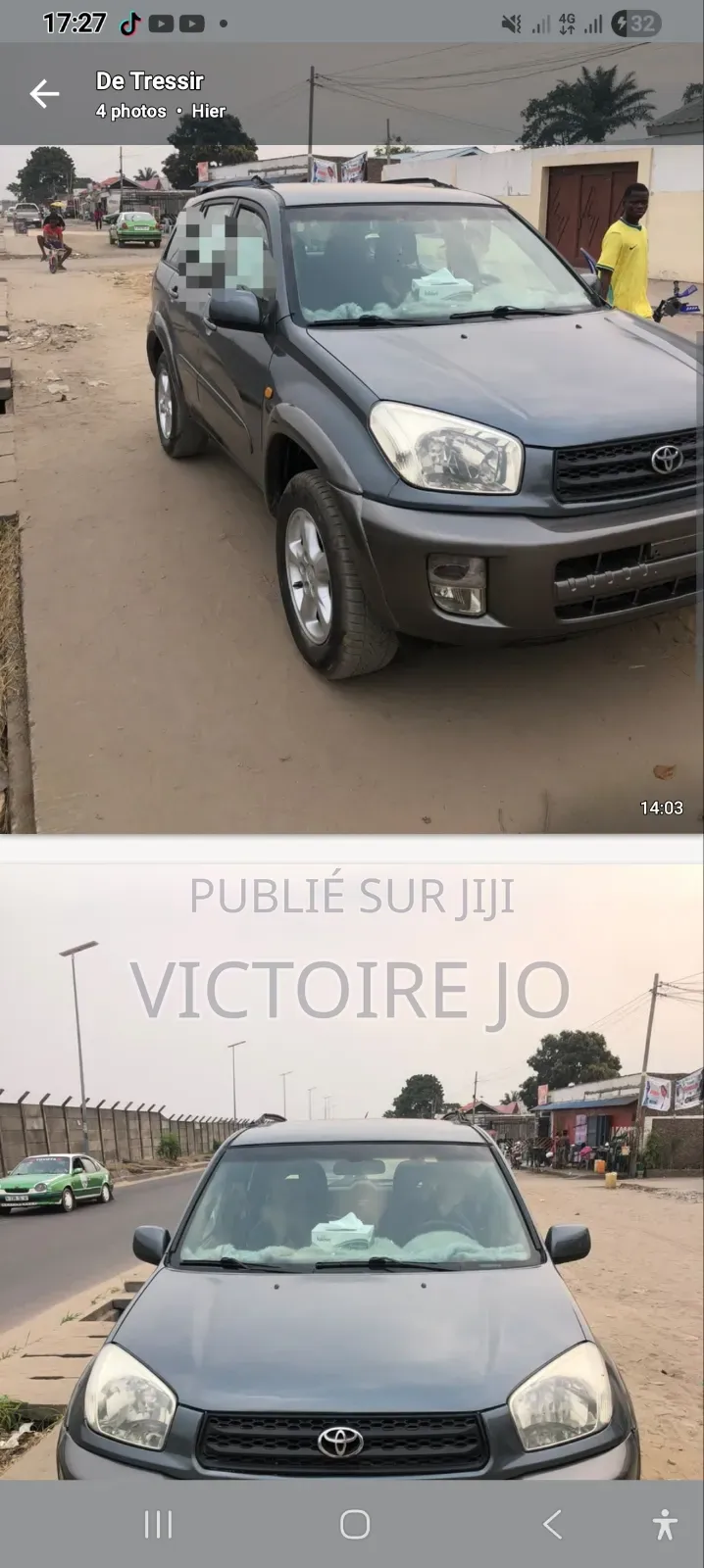 Toyota RAV4 2008 Noir