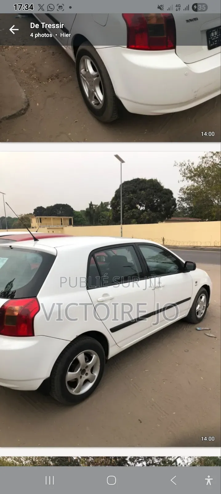 Toyota Corolla 2017 Blanc