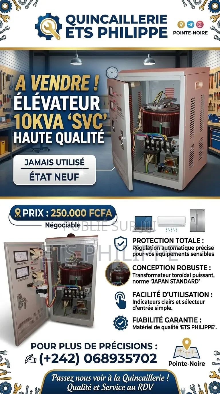 Régulateur De Tension 10kw À Vendre Pointe-Noire