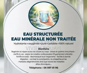 Eau Structurée Minérale Non Traitée 100% Naturelle