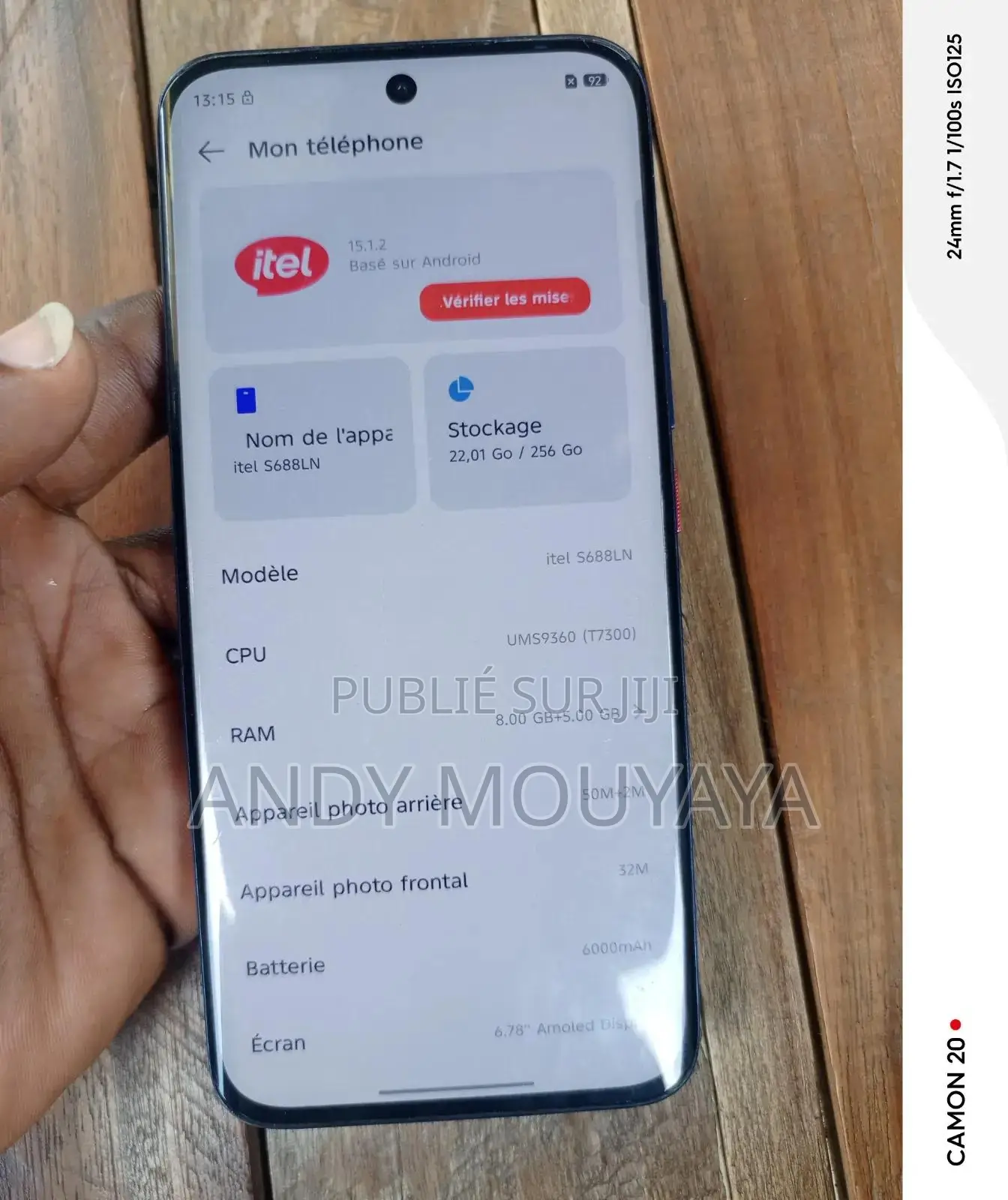 Nouveau Itel S26 Ultra 256 GB Autre