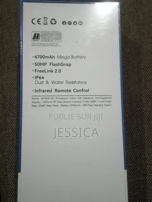 Nouveau Tecno Spark 50 128 GB Noir