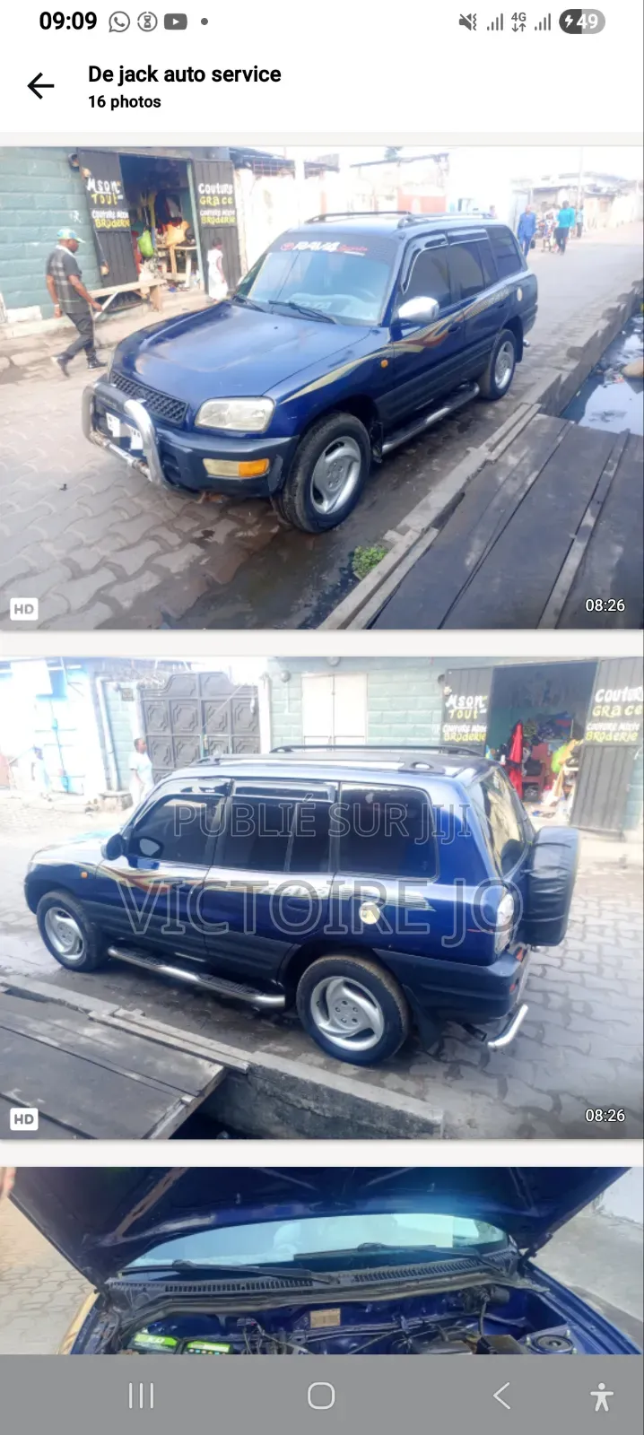 Toyota RAV4 2007 Bleu