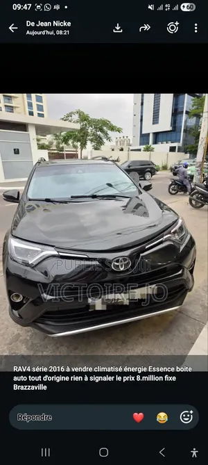 Toyota RAV4 2016 Noir